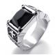 Tagor Jewelry Super Fashion 316L Stainless Steel Casting Ring PXR352
