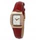 Rectangle Ladies Fashion Watches Jewelry Red Wrist Leather Strap