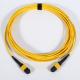 MPO MTP Fiber Optic Patch Cable 0.5dB Insertion Loss PVC Jacket 12 / 24 Cores