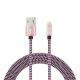 6FT 2m Nylon Braided Aluminum usb to lightning cable Fast Charing Cable