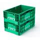 Customized Logo Folding Agricultural Plastic Crate for EU Industrial Storage Solutions