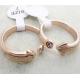 316L stainless steel tail ring with rose color LRX39
