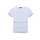 White Blank V Neck Casual T - Shirts Top Cotton Comfortable And Durable