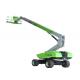 Green straight boom lift with working Height 29m for outdoor