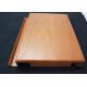 Non - Flammable Aluminum Solid Panel , Wooden Aluminium Decorative Tiles
