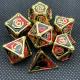 Desktop Game Metal Multi Face RPG Dice Set Dnd Coc Multiple Colour