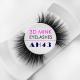 Siberian Real 3D Mink Eyelashes Natural Black Color Soft Feeling For Weddings