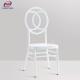 White Steel Iron Wedding Chiavari Chair Seven Bars Design