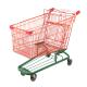 Steel Mesh Supermarket Grocery Cart 150kgs Load Capacity