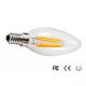 220V / 240V 3000K LED Filament Candle Bulb , E12S 4W LED Candle Bulbs