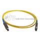 SMF MU to MU 2.0mm Fiber Optic Patch Cord Yellow OFNR Jacket