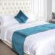 2.8m Hotel Queen Size Bed Runner Satin Quilted Bedspread