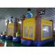 Outdoor Playground Pirate Inflatable Kids Jumping Castle Yellow And Blue