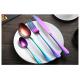 Gold Plated 410 Stainless Steel Tableware Set Steak Knife Fork And Spoon