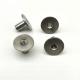 Hollow Stainless Steel Rivet T Cap ANSI Standard 1.583g Weight 13x10mm Hollow Tubular Rivets Steel Bushing