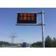 Outdoor Waterproof Flashing Traffic Signs ,  P20 Single Color Red Led Electronic Signs
