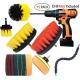 15Pcs Polypropylene Drill Brush Attachments Set Scrub Sponge Tube Grouting