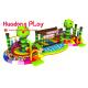 Climbing Kindergarten Early Childhood Playground Equipment  With Ball Pool Colorful