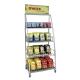 Wire Shelving Grid Panel Display Racks for Eco-Friendly Advertising and Displaying Snacks