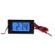 Digital Blue LCD Thermometer Temperature Panel Meter With Probe Sensor