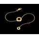   bracelet in 18 kt yellow gold with onyx   BR857215