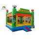 Green Custom Outdoor Adult Inflatable Large PVC Tarpaulin Commercial Bouncy Castles for Rent