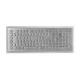 Industrial 102 Keys Panel Mount Keyboard dynamic water proof stainless steel