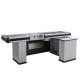 2400MM 85CM Ergonomic Stainless Steel Cashier Counter Grocery Store Checkout ODM