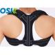 Effective Black Back Posture Belt , Backbone Posture Support For Women And Men