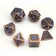 Zinc Alloy DND Mini RPG Dice Set 7 Pcs Polyhedron Wear Resistant