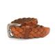 Fashion Mens Casual Leather Belt With Metal Clip Customized Size