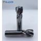 Tungsten Steel Carbide End Mill 1-8 Flutes D1-20mm Varying Cutting Speed / Direction