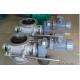 small airlock discharge valve/rotary valve for bulk material sanitary 304 stainless steel easy clean airlock rotary valv