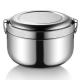 Leak Proof Round Stainless Steel Lunch Box Food Storage Healthy Bento Box