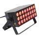 Luces DJ 24pcs*18W Led Wall Washer DMX512 RGBWAUV Flood Light Wall Washer Indoor Stage Light for Church
