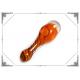 Heavy Inside Out Gold Fume Aqua Glass Smoking Pipe Glass Spoon Honeycomb Pipe