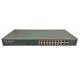 POE-S2216GFB (16FE+2GE+2GE SFP) 16 Port 100Mbps IEEE802.3af/at PoE Switch 300W Built-in Power Supply (Newly Developed)