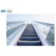 Glass / Stainless Steel Balustrade Outdoor Escalator With Comb Plate Safety Devices