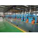SS ERW Hf Welded Tube Mill Line / Pipe Making Machine Low Carbon Steel Materials