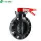 2 PVC Butterfly Valve for Swimming Pool with Wide Handle Lever and Flange End Connect
