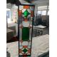 Colored Door Glass Inserts For Sightlight Door And Transom