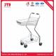 120kg 180L Metal Shopping Trolley ISO Double Basket In Convenience Store