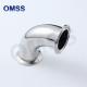 2CMP Sanitary Stainless Steel Pipe Fitting 90° Tri Clamp Hose Elbow 90 Degree