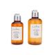 180ml Amber Plastic Shampoo Bottles / Cosmetic Toner Bottle With Flip Cap