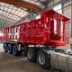 60 Tons 3 Axles Fuwa Bwp Tipper Dump Truck Trailer for Heavy Duty Transportation