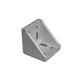 Carbon Steel 90 Degree Corner Brace Bracket Galvanized Plate For Aluminium Profile