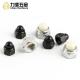 Rubber Hex Stainless Steel Cap Nuts Nature Color GB/T19001 Approved  DIN1587