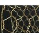 Rugged Decorative Concertina Hexagonal Wire Mesh Cooper Brass Twist Anti Oxidation