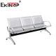 3 Seats Steel Frame Public Waiting Chair Comfortable For Bus Subway Station