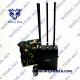 Military EOD Manpack RF Signal Jammer 4G 5G 80w 6 Bands